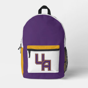 University at Albany Initials Logo Printed Backpack