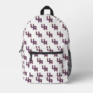 University at Albany Initials Logo Printed Backpack