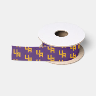 University at Albany Initials Logo Satin Ribbon