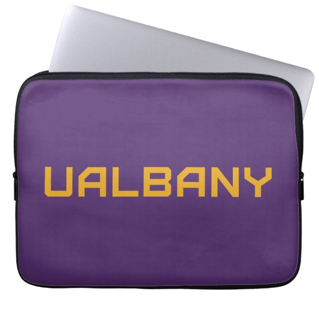 University at Albany Wordmark Laptop Sleeve (Front)
