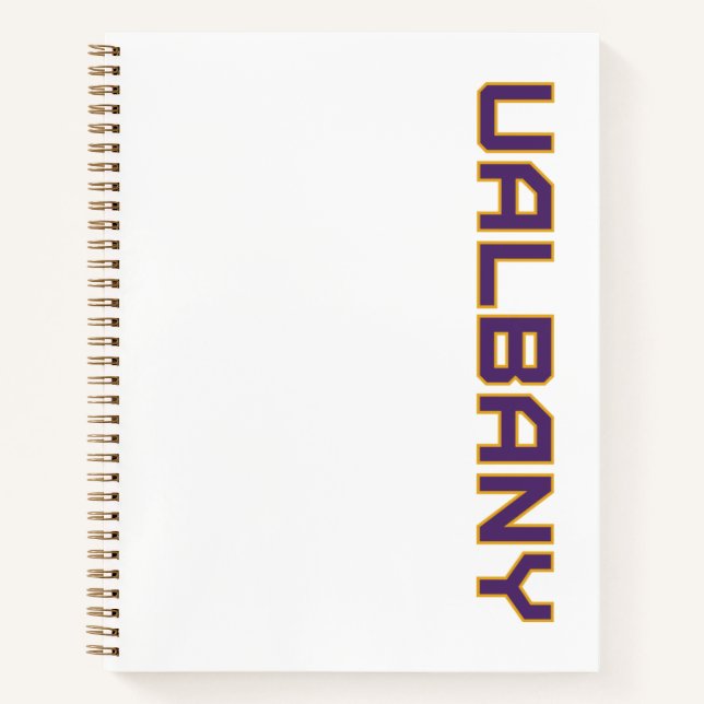 University at Albany Wordmark Notebook (Front)