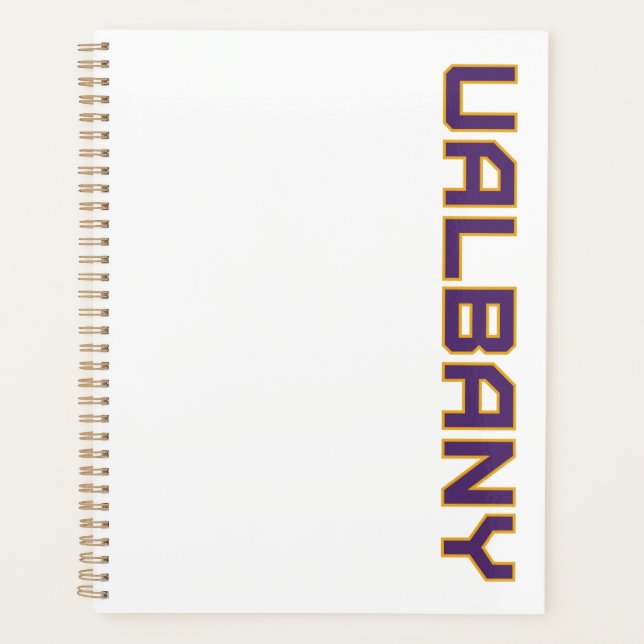 University at Albany Wordmark Planner (Front)