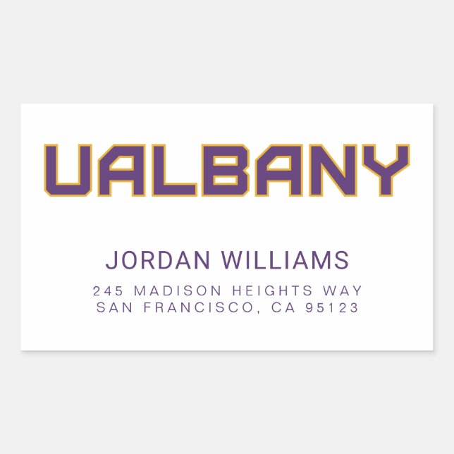 University at Albany Wordmark Sticker (Front)