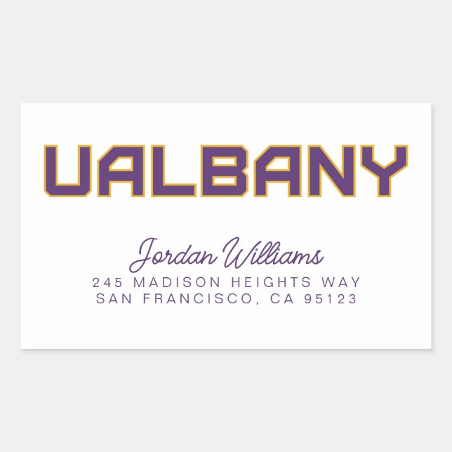 University at Albany Wordmark Sticker (Front)