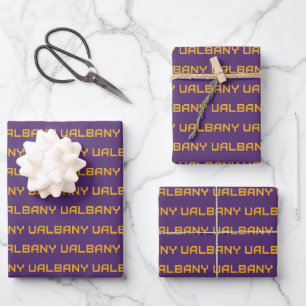 University at Albany Wordmark Wrapping Paper Sheet