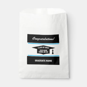 University college graduation class party favour bag