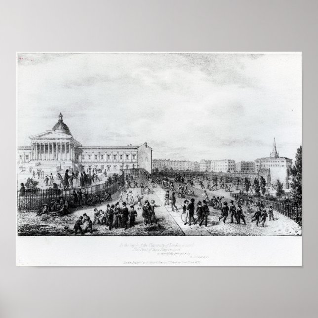 University College School, London, 1835 Poster (Front)