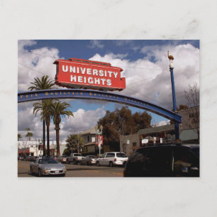 University Heights, San Diego Postcard