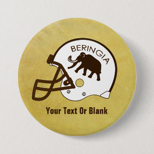 University of Beringia Football 3 Inch Round Button