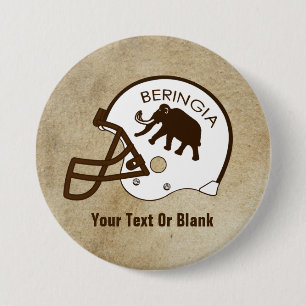 University of Beringia Football 3 Inch Round Button