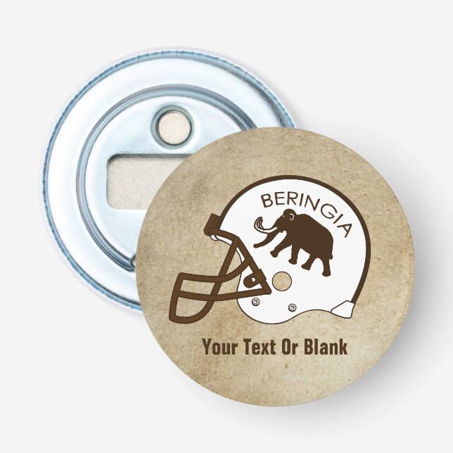 University of Beringia Football Bottle Opener (Front)