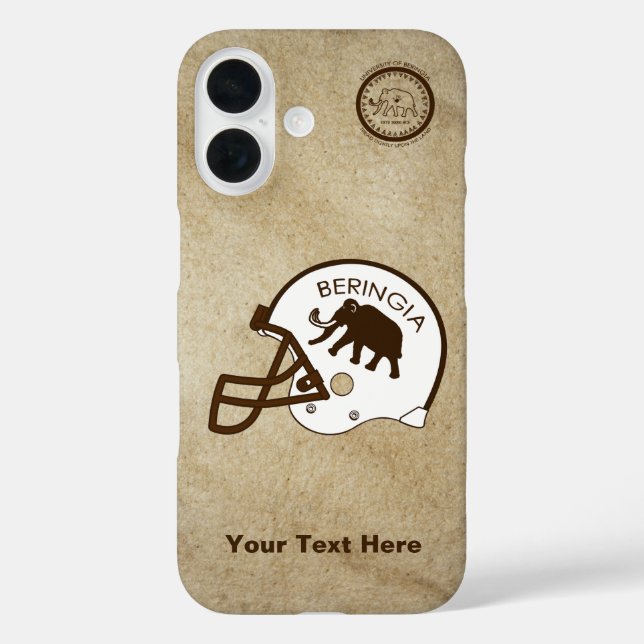 University of Beringia Football Case-Mate iPhone Case (Back)