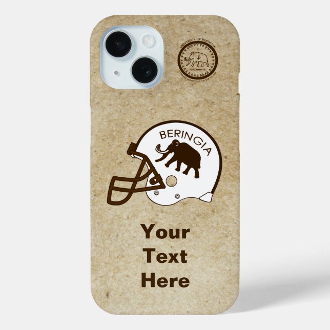 University of Beringia Football Case-Mate iPhone Case (Back)