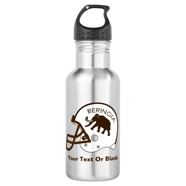 University of Beringia Football Helmet 532 Ml Water Bottle (Front)