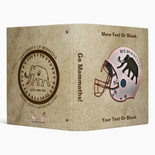 University of Beringia Football Helmet Binder
