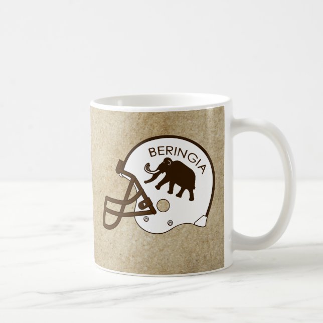 University of Beringia Football Helmet Coffee Mug (Right)