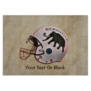University of Beringia Football Helmet Cutting Board