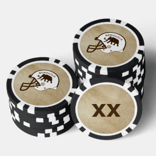 University of Beringia Football Poker Chips
