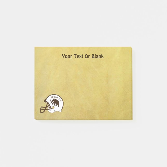 University of Beringia Football Post-it Notes (Front)