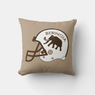 University of Beringia Football Throw Pillow