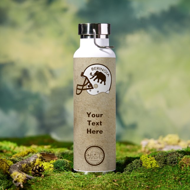 University of Beringia Football Water Bottle (Outdoor (Rotated))
