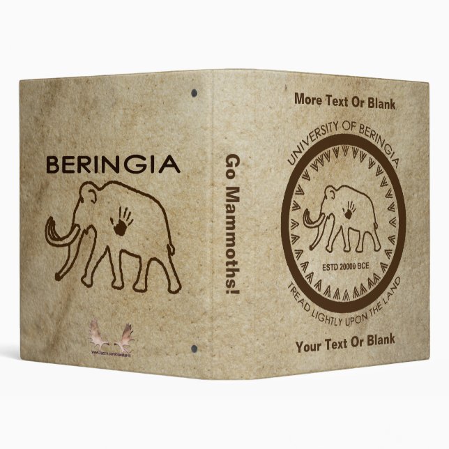 University of Beringia Mammoth Binder (Background)