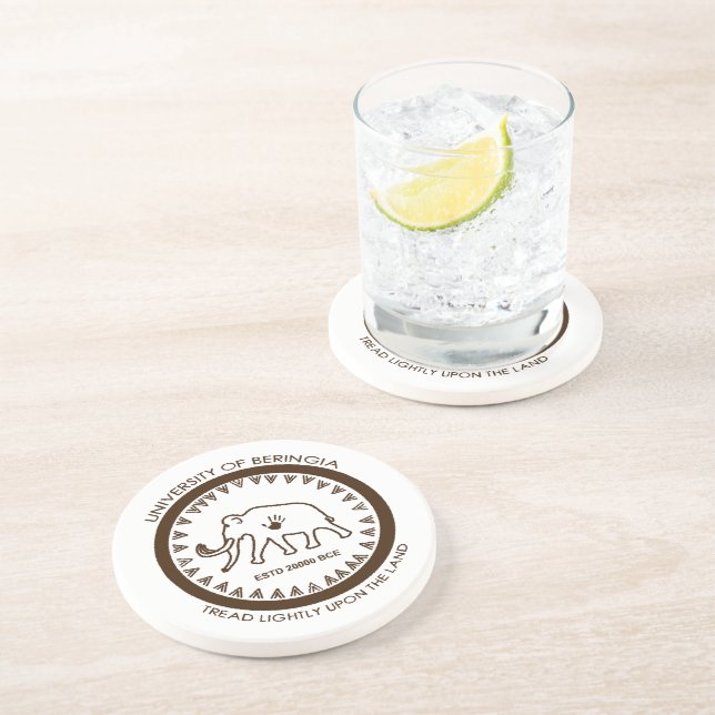 University of Beringia Mammoth Coaster (Side)