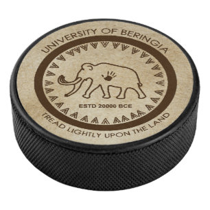 University of Beringia Mammoth Seal Hockey Puck