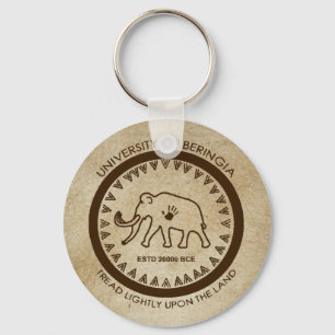 University of Beringia Mammoth Seal Keychain