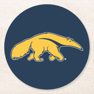 University of California, Irvine Anteater Round Paper Coaster