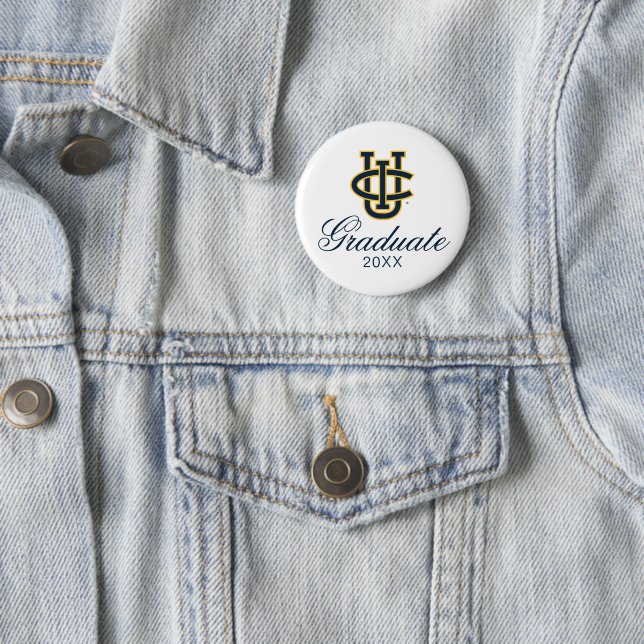University of California, Irvine Logo 2 Inch Round Button (In Situ)