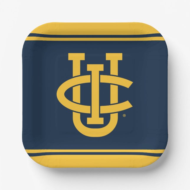 University of California, Irvine Logo Paper Plate (Front)