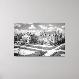 University of CHICAGO Campus 1907 Canvas Print