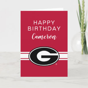 University of Georgia Birthday Card