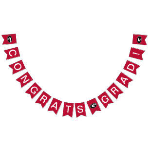 University of Georgia   Graduation Bunting Flags