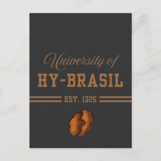 University of Hy-Brasil, Est. 1325 Postcard