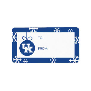 University of Kentucky   Holiday Label