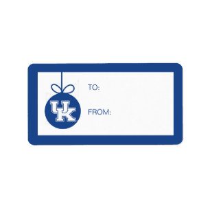 University of Kentucky   Holiday Label