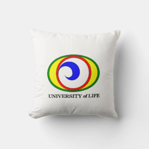 University of Life Throw Pillow