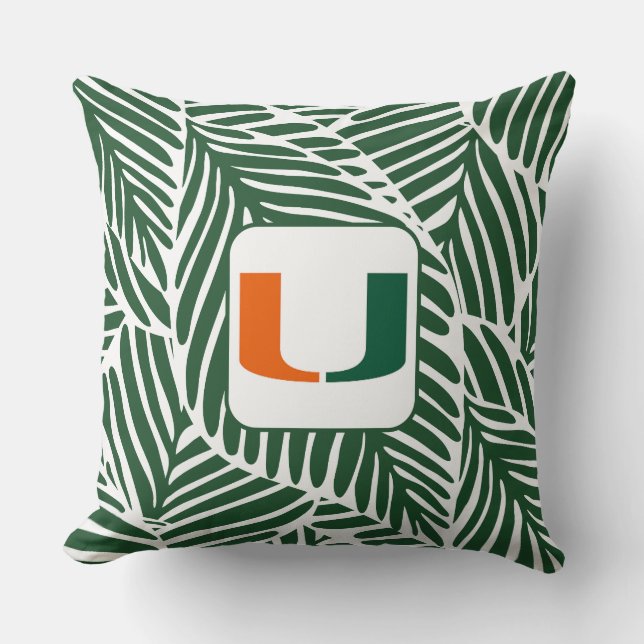 University of Miami Pillow (Front)