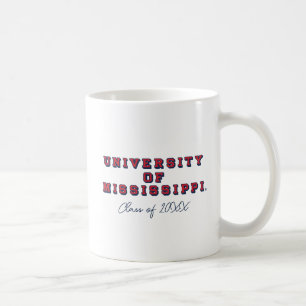 University of Mississippi   Block Type Coffee Mug
