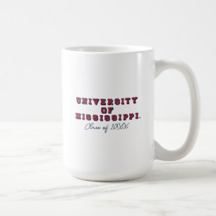 University of Mississippi   Block Type Coffee Mug