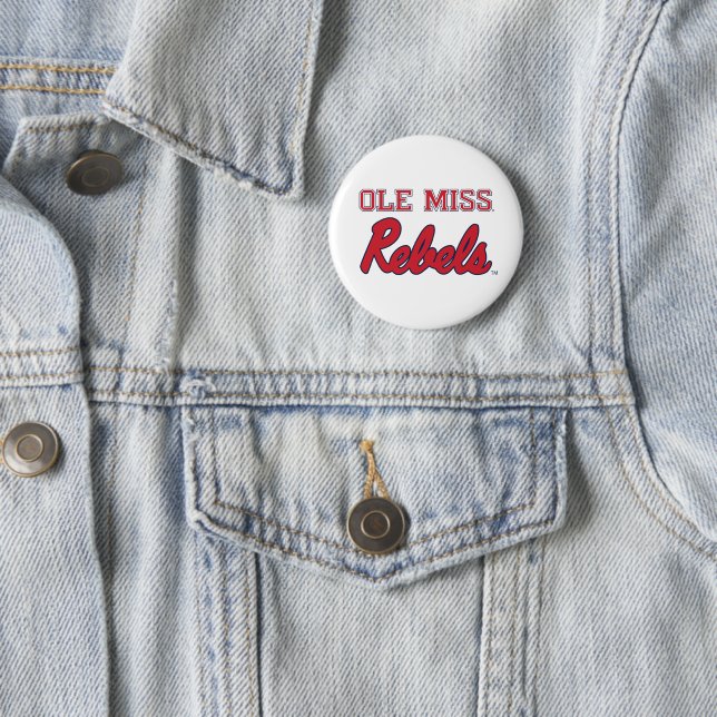 University of Mississippi | Ole Miss Rebels 2 Inch Round Button (In Situ)