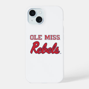 University of Mississippi Ole Miss Rebels iPhone 15 Case