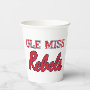 University of Mississippi   Ole Miss Rebels Paper Cups