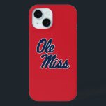 University of Mississippi | Ole Miss Script iPhone 15 Case<br><div class="desc">Check out these University of Mississippi designs! Get all the latest Mississippi Rebels gear here. All of these Zazzle products are customizable with your class year,  name,  and club. These products make perfect gifts for the Ole Miss University student,  alumni,  family,  friend,  or fan in your life.</div>