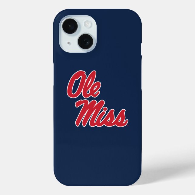 University of Mississippi | Ole Miss Script Case-Mate iPhone Case (Back)