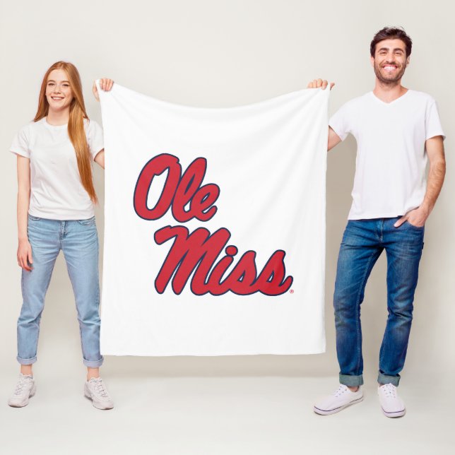 University of Mississippi | Ole Miss Script Fleece Blanket (In Situ)