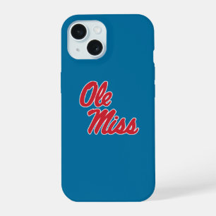 University of Mississippi   Ole Miss Script iPhone 15 Case