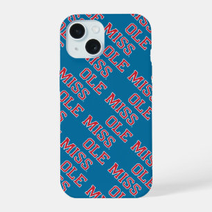 University of Mississippi Ole Miss Wordmark iPhone 15 Case